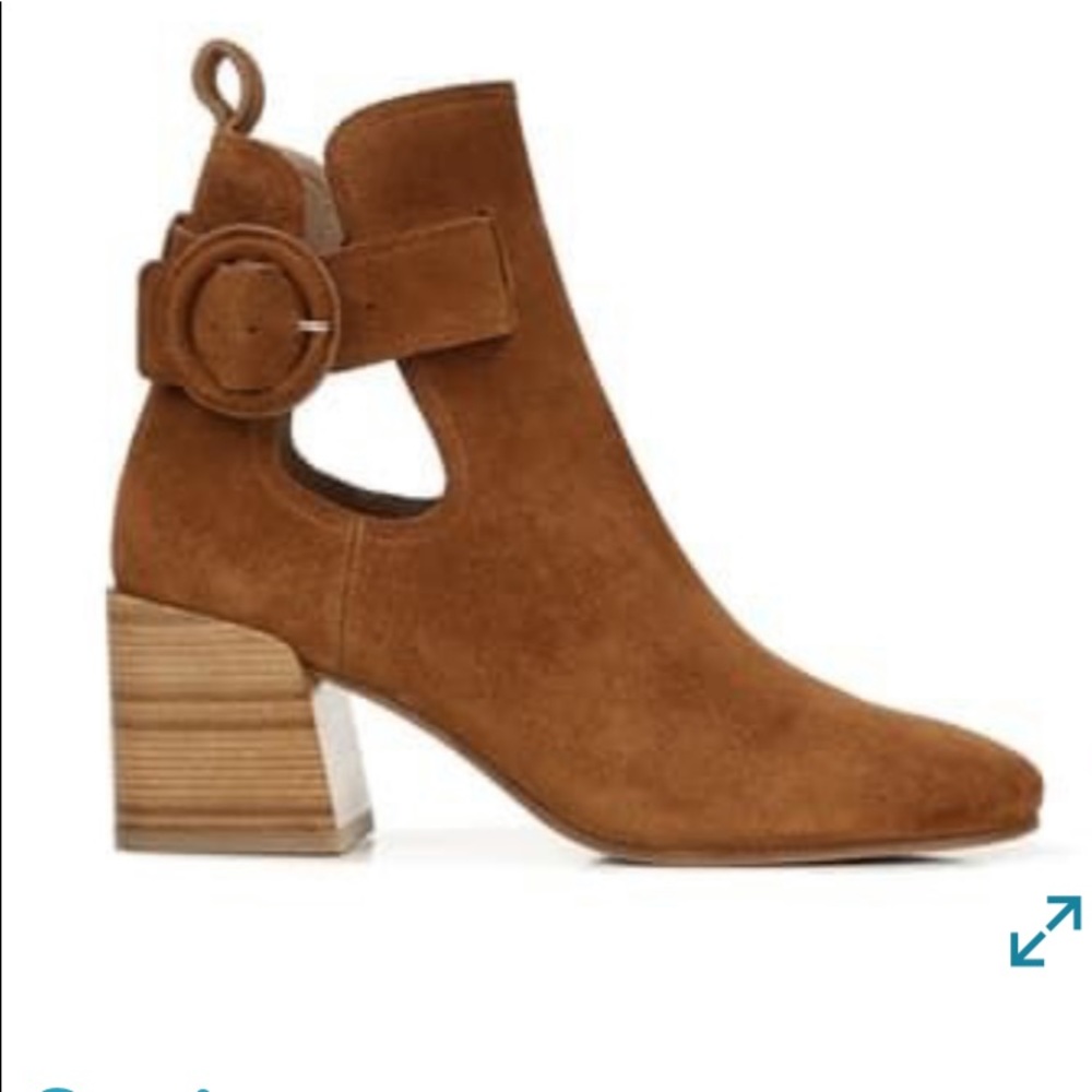 Via Spiga Darcie Buckle Bootie in toffee.8.5 worn once. Like new condition.